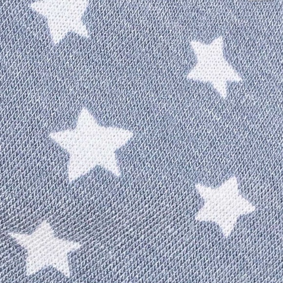 White Stars Cloth Face Mask - Picture 4 of 6